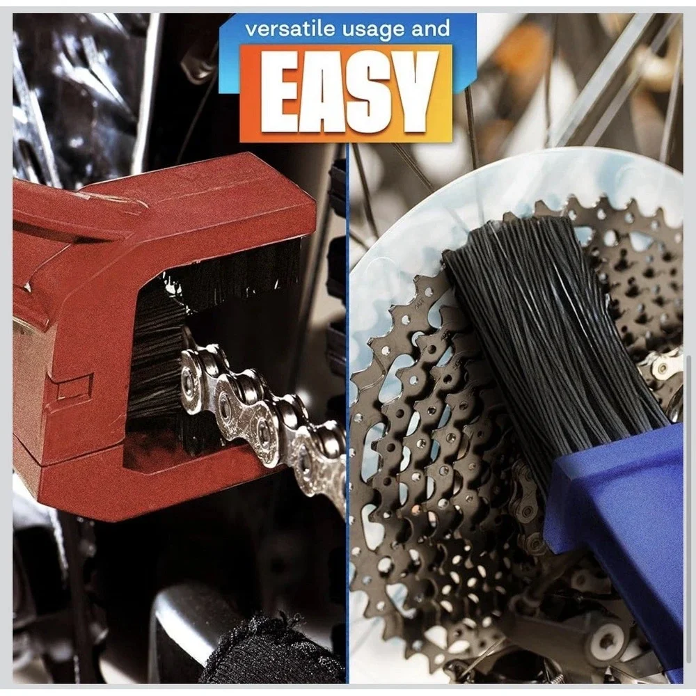 1 Cycling‎ Motorcycle Bike Portable Gear Chain Brush Clean Cleaning Tool